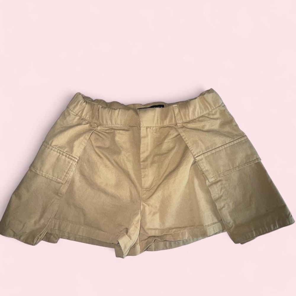 Zara Tan Cargo Bermuda Shorts